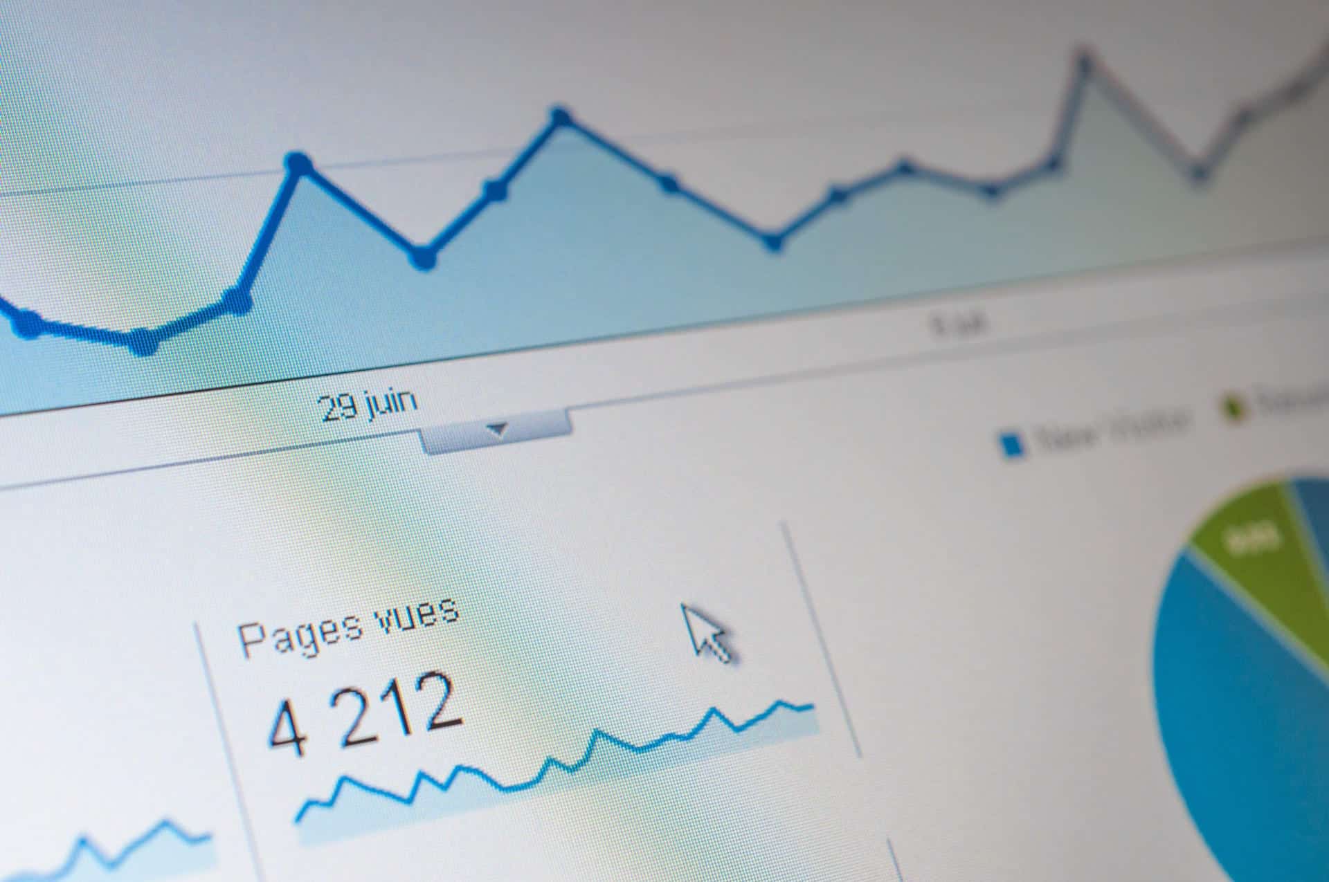 google analytics page view and bounce rate