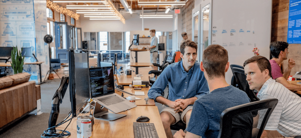 digital marketing experts discussing