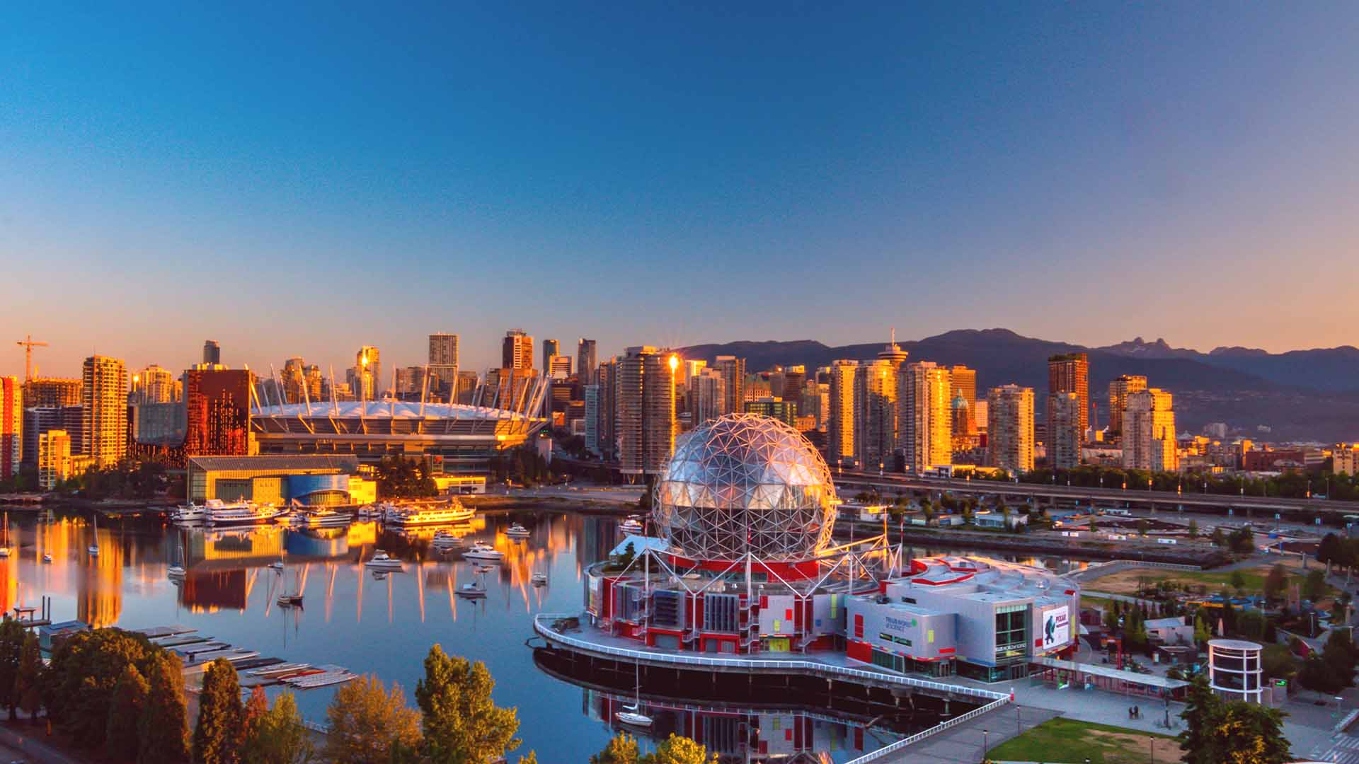 photograph of downtown vancouver