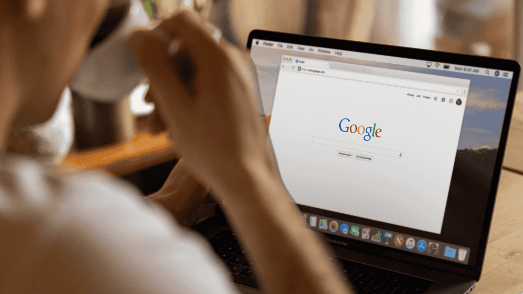 google search homepage